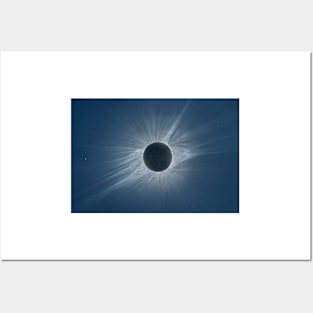 Total solar eclipse, corona at totality (C045/6510) Posters and Art